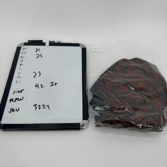 Searle Blatt Blouse Womens Medium 42 Silk Floral Paisley Made in Italy Vintage - Picture 8 of 8